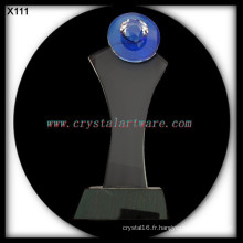 nouveau trophée en cristal crystal award